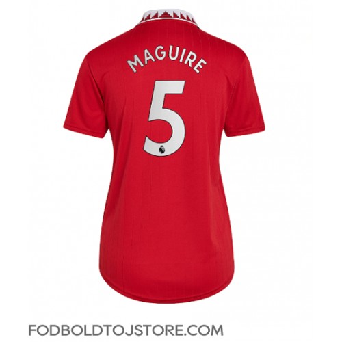 Manchester United Harry Maguire #5 Hjemmebanetrøje Dame 2022-23 Kortærmet